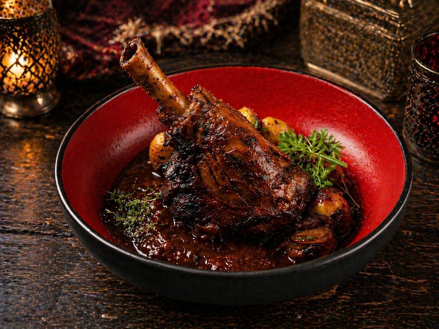 Lamb Shanks Shinwari Karahi